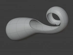 abstract vase 3 3D Model
