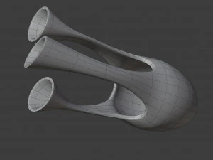abstract vase 5 3D Model