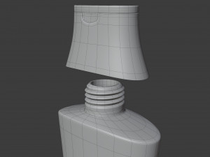 shampoo bottle 2 3D Model