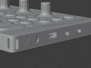 tienertechniek op-1 draagbare synthesizer 3D Model