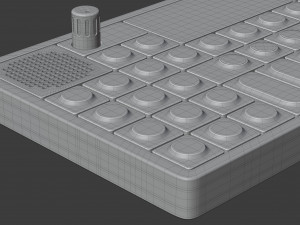 teenage engineering op-1 portable synthesizer 3D 모델