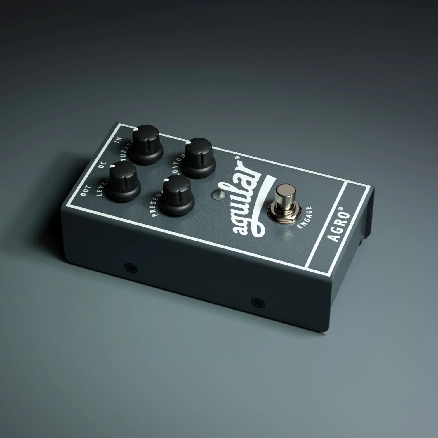 pedal aguilar agro bass overdrive Modelo 3D .c4d .max .obj .3ds .fbx .stl .blend 