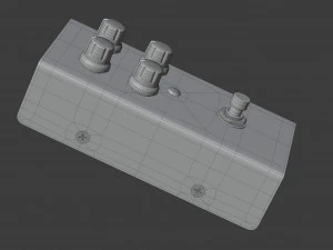 aguilar fuzzistor bass fuzz pedal 3D Model