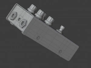 aguilar fuzzistor bass fuzz pedal 3D Model