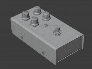 aguilar fuzzistor bass fuzz pedal 3D Model