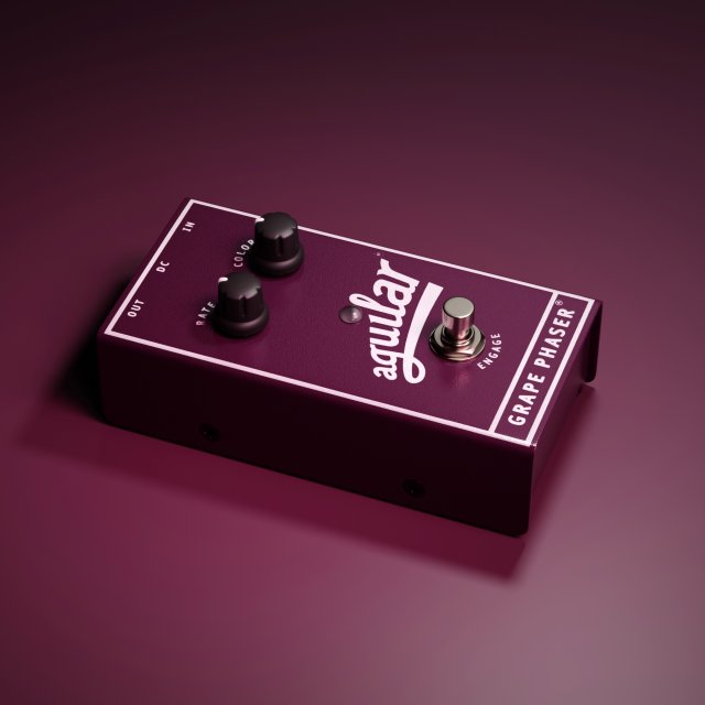 aguilar grape phaser bass phase pedal 3D Model .c4d .max .obj .3ds .fbx .stl .blend 