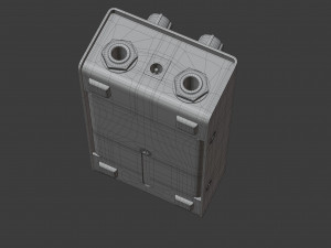 aguilar grape phaser bass phase pedal 3D Model