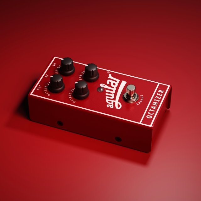 aguilar octamizer analog octave pedal 3D Модель .c4d .max .obj .3ds .fbx .stl .blend 