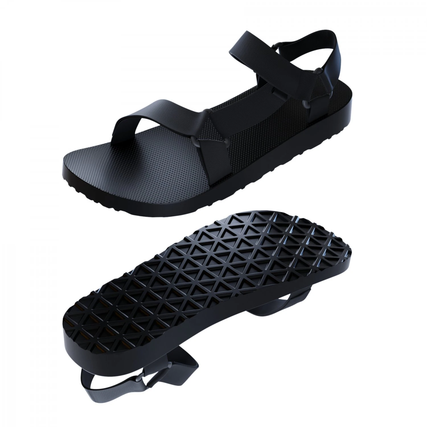 teva original universal urban sandal 3D Model .c4d .max .obj .3ds .fbx .stl .blend 