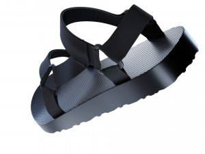 teva original universal urban sandal 3D Model