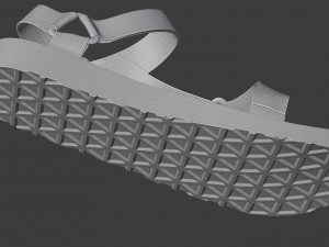 teva original universal urban sandal 3D Model