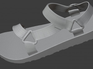 teva original universal urban sandal 3D Model