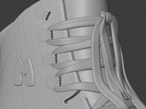 moxi rainbow rider roller skates monochrome Modello 3D