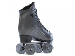 moxi rainbow rider roller skates monochrome Modello 3D