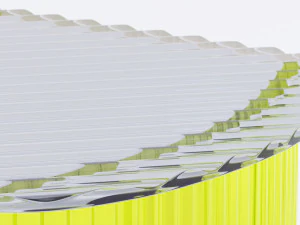 溝付きサイドテーブル 3Dモデル