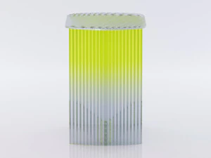 溝付きサイドテーブル 3Dモデル