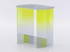 fluted side table 3D Модель
