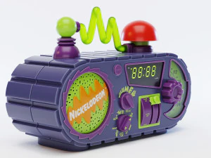 nickelodeon time blaster alarm clock radio 3D Model