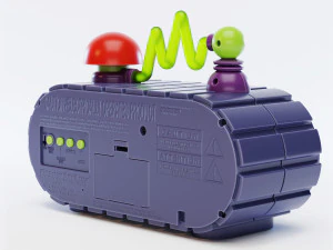 nickelodeon time blaster alarm clock radio 3D Model