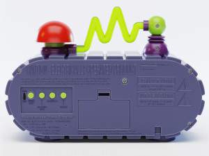 nickelodeon time blaster alarm clock radio Modello 3D