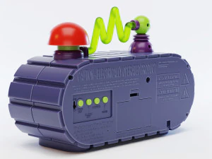 nickelodeon time blaster alarm clock radio 3D Model