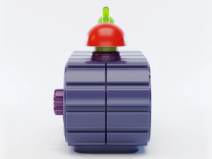nickelodeon time blaster alarm clock radio 3D Model