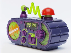 nickelodeon time blaster alarm clock radio 3D Model
