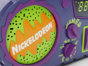 nickelodeon time blaster alarm clock radio 3D Model