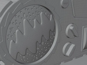 nickelodeon time blaster alarm clock radio 3D Model