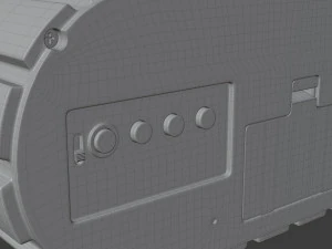 nickelodeon time blaster alarm clock radio 3D Model