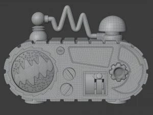 nickelodeon time blaster alarm clock radio 3D Model