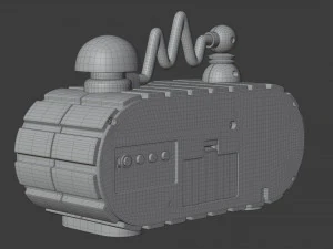 nickelodeon time blaster alarm clock radio 3D Model