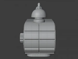 nickelodeon time blaster alarm clock radio 3D Model