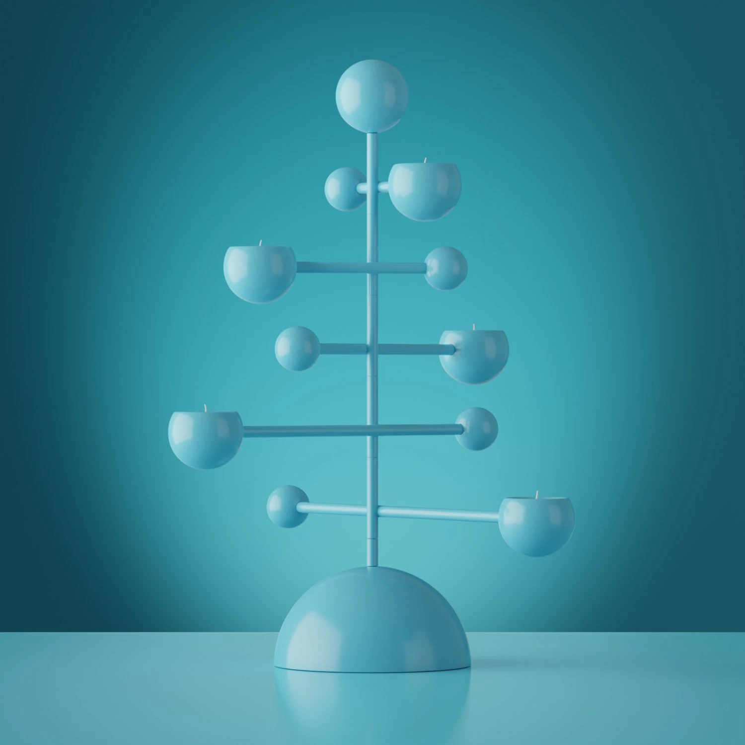 teluria candelabra 3D Model .c4d .max .obj .3ds .fbx .stl .blend