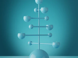 特卢里亚烛台 3D 模型