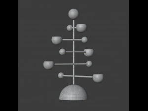 teluria candelabra 3D Model