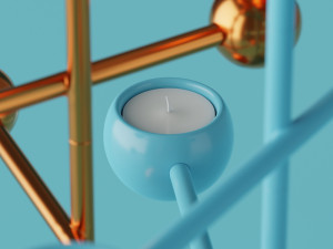teluria candelabra 3D Model