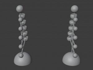 teluria candelabra 3D Model
