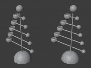 teluria candelabra 3D Model