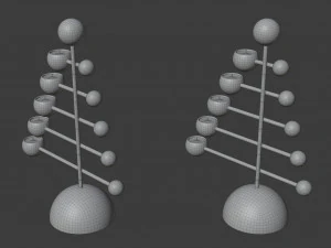teluria candelabra 3D Model