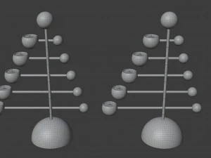 teluria candelabra 3D Model