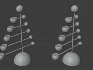 teluria candelabra 3D Model