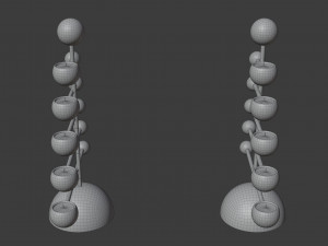 teluria candelabra 3D Model