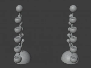 teluria candelabra 3D Model