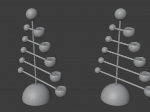 teluria candelabra 3D Model