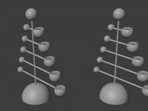 teluria candelabra 3D Model