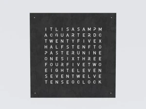 qlocktwo classic 3D Model