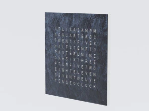 qlocktwo classic 3D Model