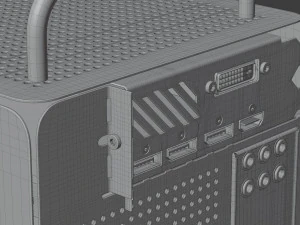 teenage engineering computer 1 mini itx pc chassis 3D Model