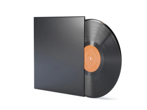 disco in vinile Modello 3D